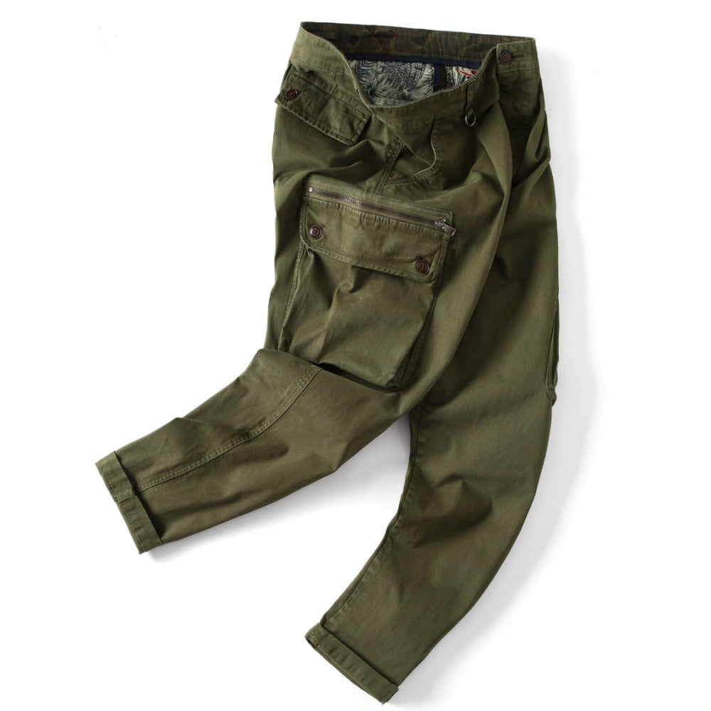 Glistensport New Autumn and Winter Men's Loose Camouflage Multi-pocket Pants