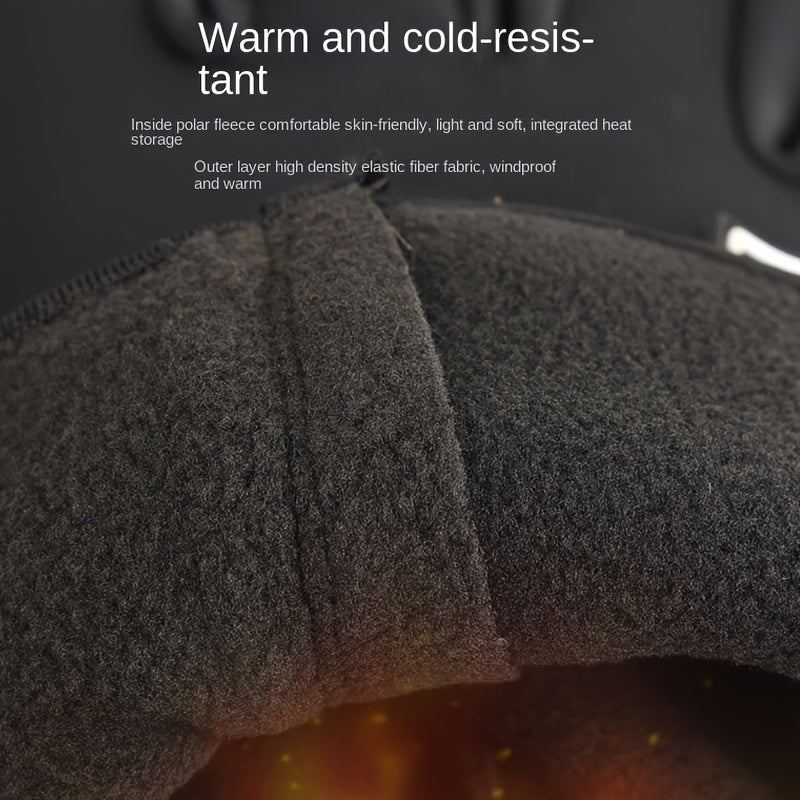 Glistensport™ Outdoor Sports Gloves Short Plus Velvet Windproof Waterproof