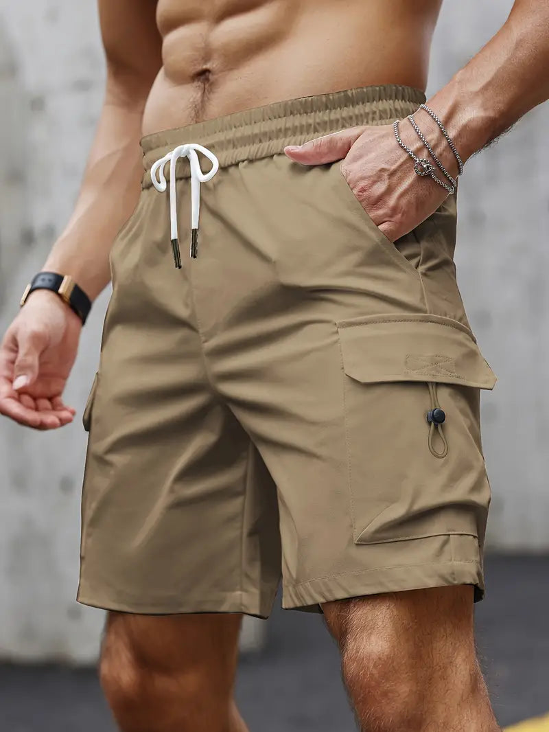 GlistenSport Men's High Quality Cargo Shorts