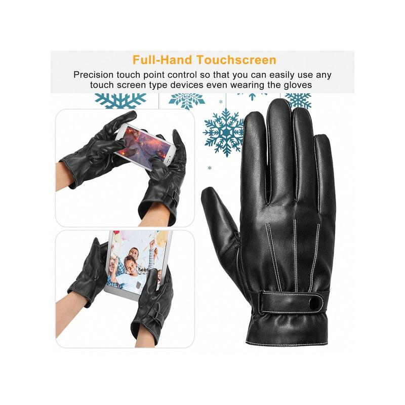 Glistensport™ Winter Warm Touch Screen Fur Gloves