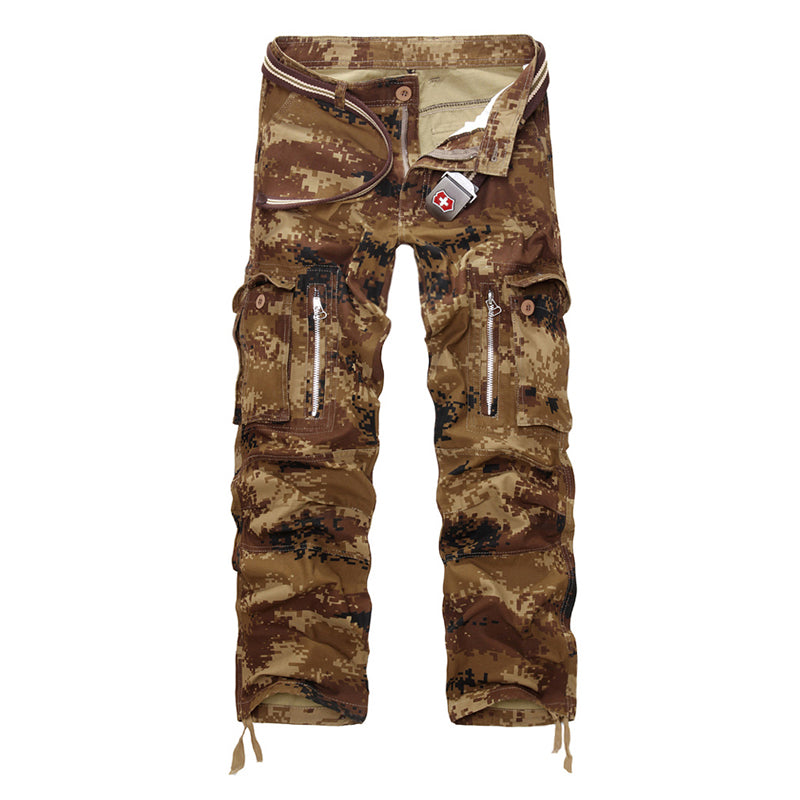 Glistensport Men's Outdoor Multi-Pocket Cargo Pants