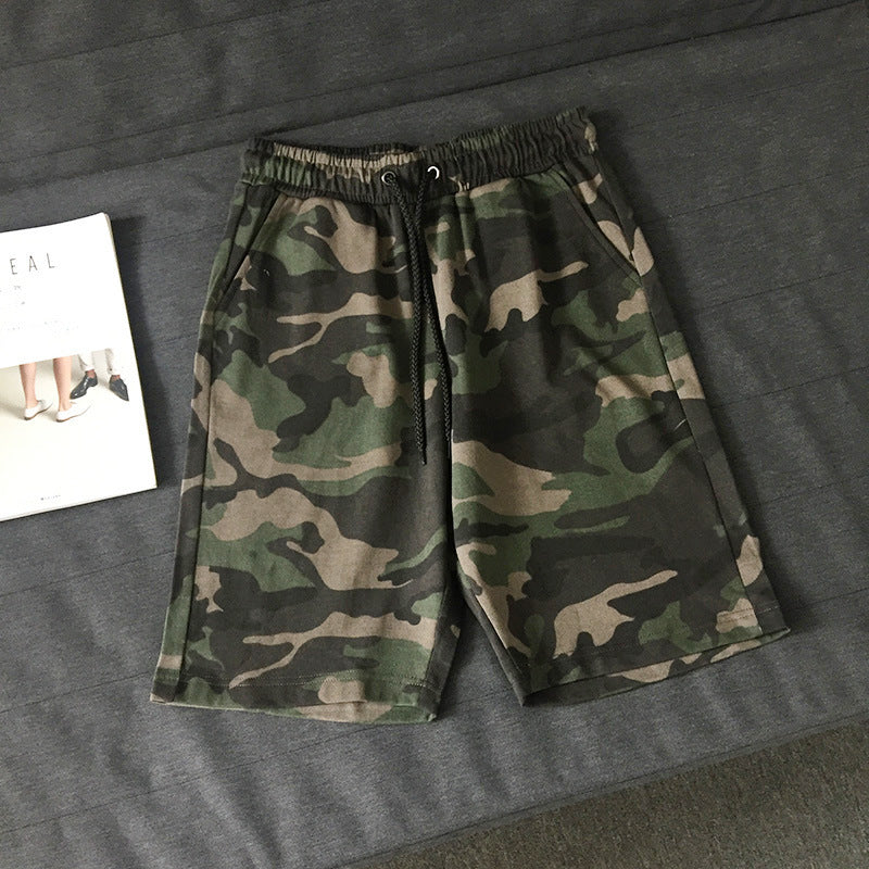 Glistensport Comfortable Fashionable Military Green Couple Shorts