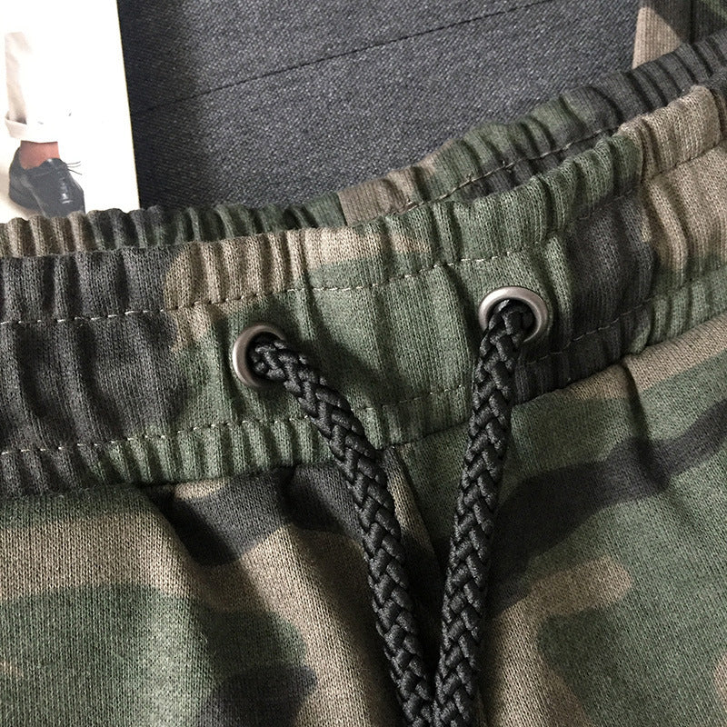 Glistensport Comfortable Fashionable Military Green Couple Shorts