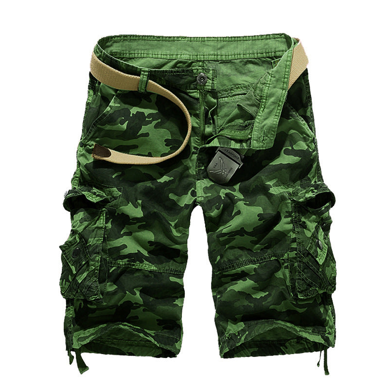 Glistensport Camouflage Cargo Shorts