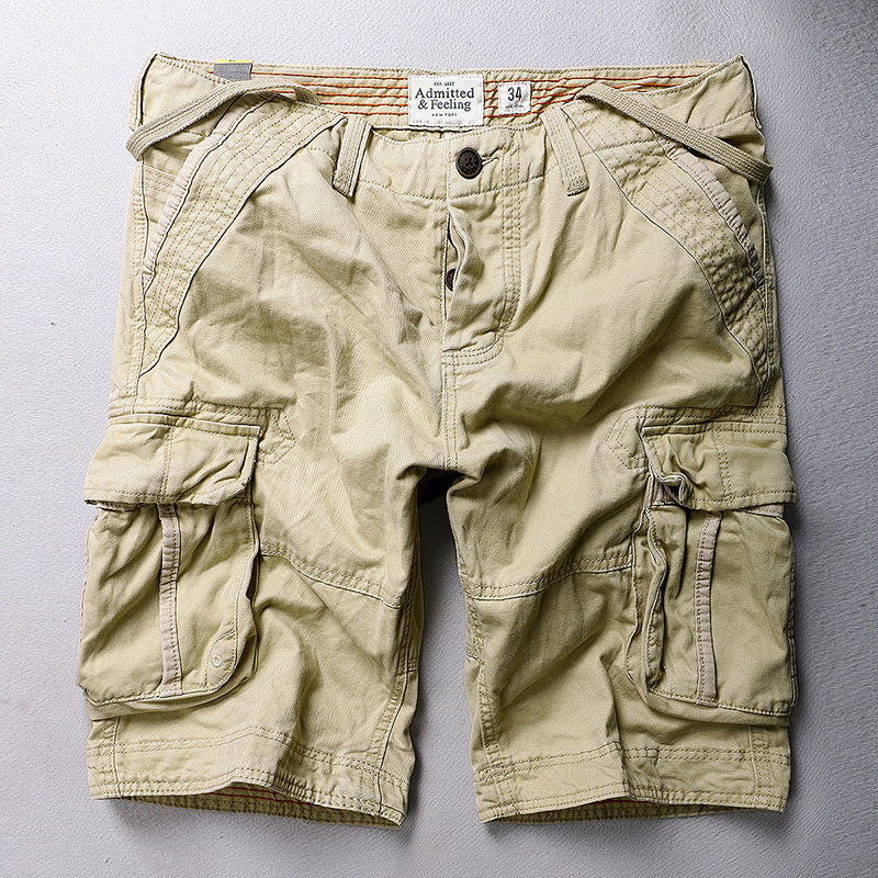 Glistensport Casual Camo Large Pocket Men's Shorts