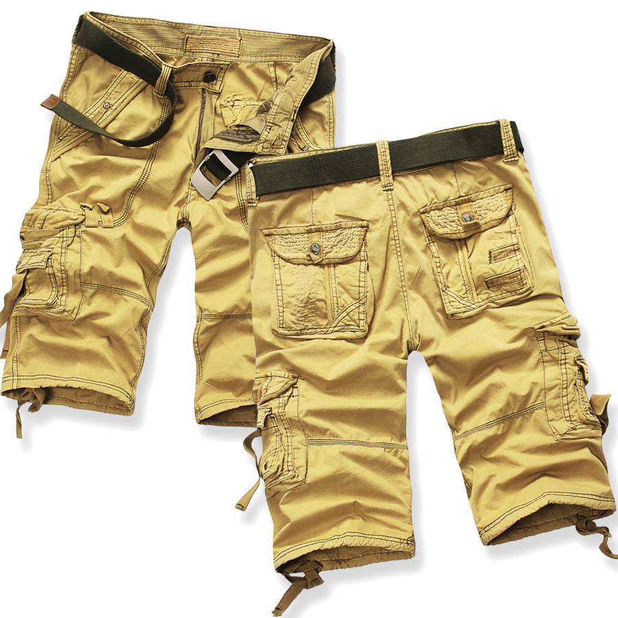 Glistensport Multi-Pocket Casual Cargo Shorts