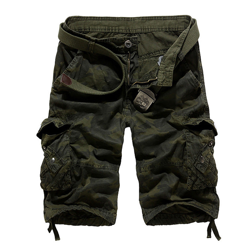 Glistensport Camouflage Cargo Shorts
