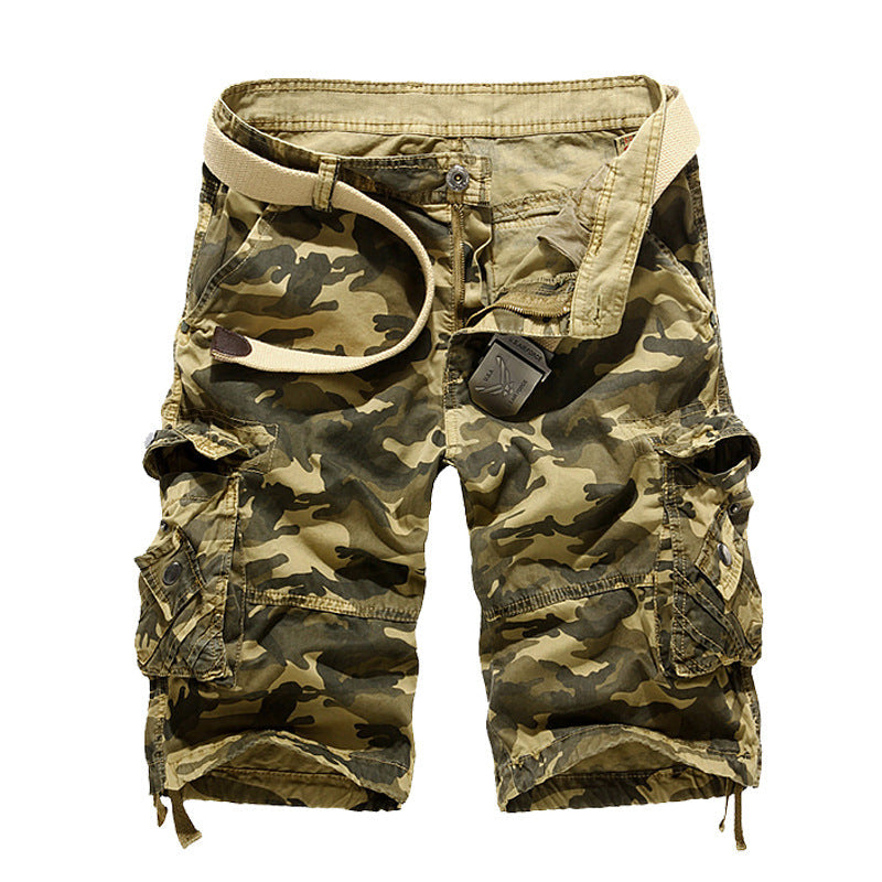 Glistensport Camouflage Cargo Shorts
