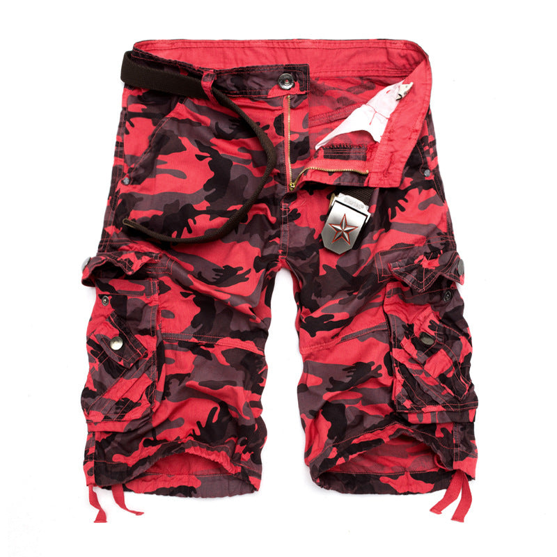 Glistensport Camouflage Cargo Shorts