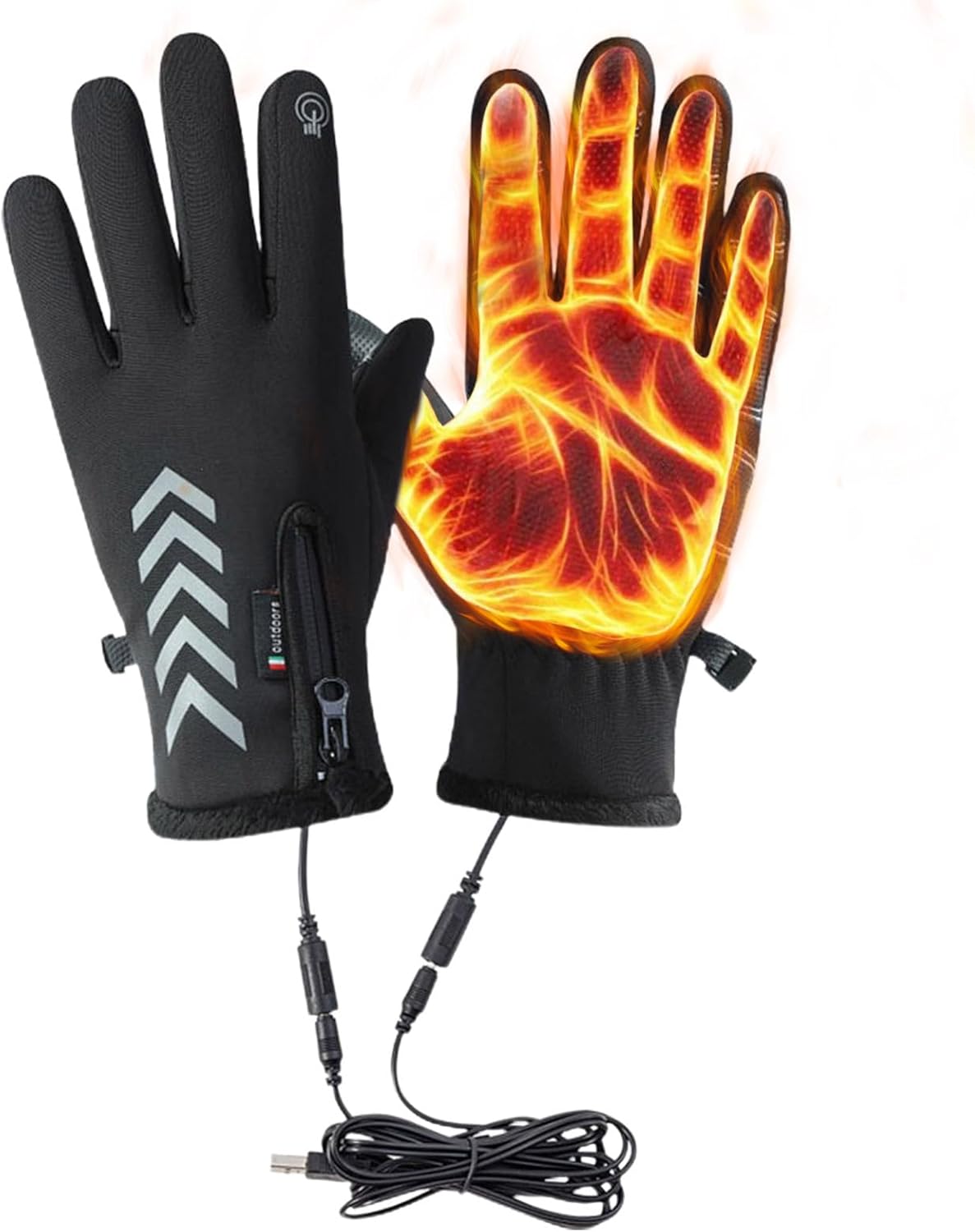 Glistensport™ Winter USB Heated Warm Gloves