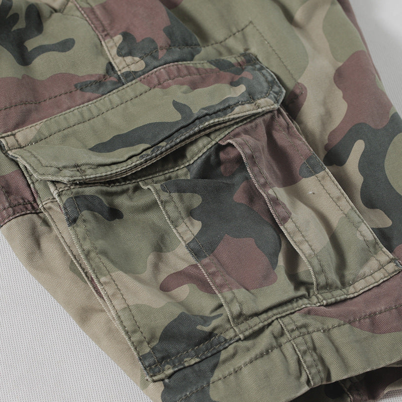 Glistensport Outdoor Beach Multi-pocket Men's Shorts