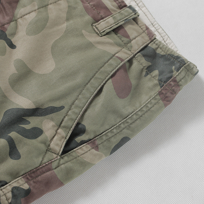 Glistensport Outdoor Beach Multi-pocket Men's Shorts