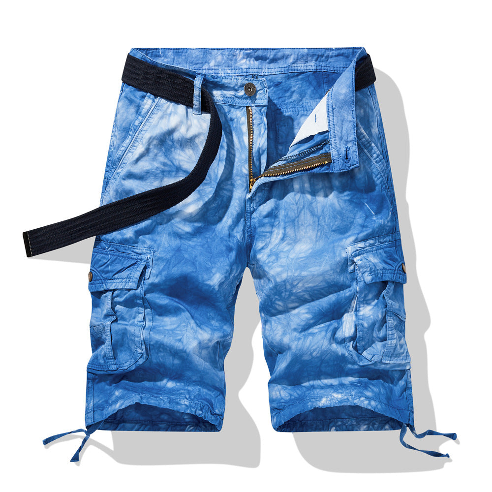 Glistensport Loose Waist Camouflage Shorts