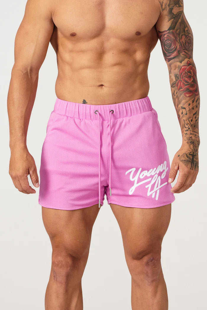 GlistenSport™ Casual Cotton Gym Shorts