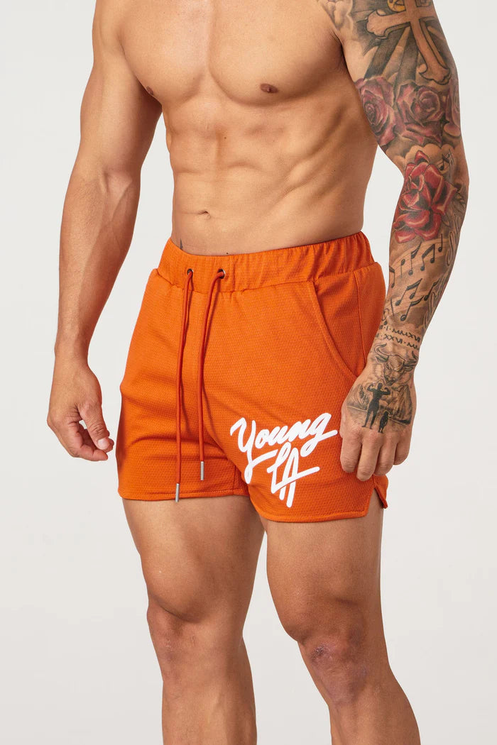 GlistenSport™ Casual Cotton Gym Shorts