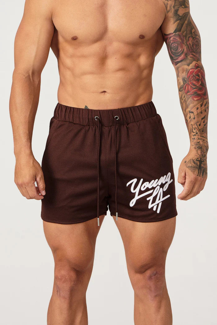 GlistenSport™ Casual Cotton Gym Shorts