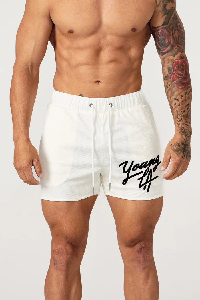 GlistenSport™ Casual Cotton Gym Shorts