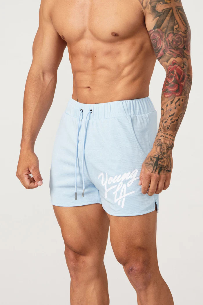 GlistenSport™ Casual Cotton Gym Shorts