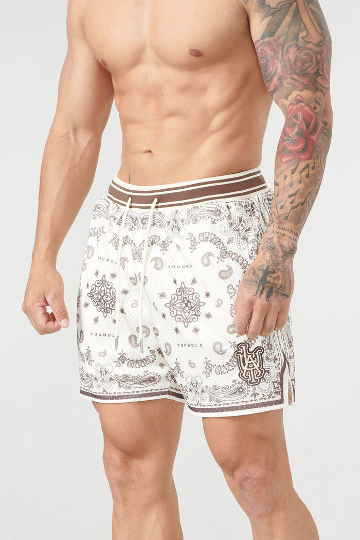 GlistenSport™ The Infamous Bandana Shorts
