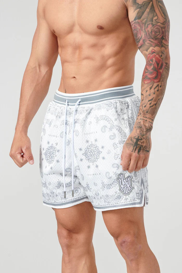 GlistenSport™ The Infamous Bandana Shorts