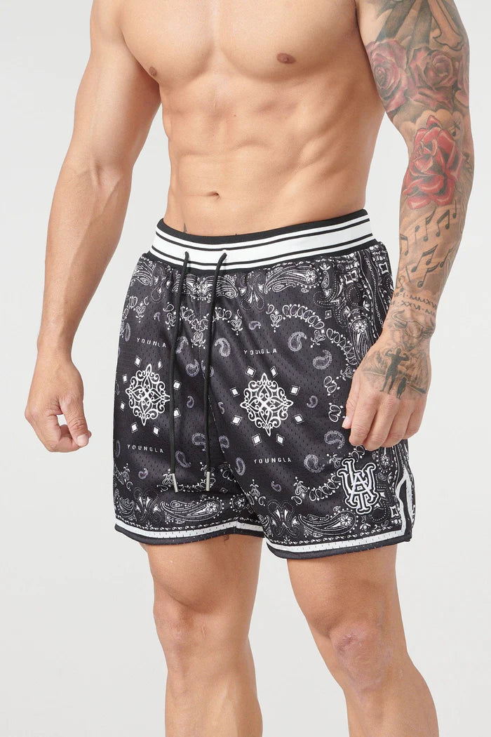 GlistenSport™ The Infamous Bandana Shorts