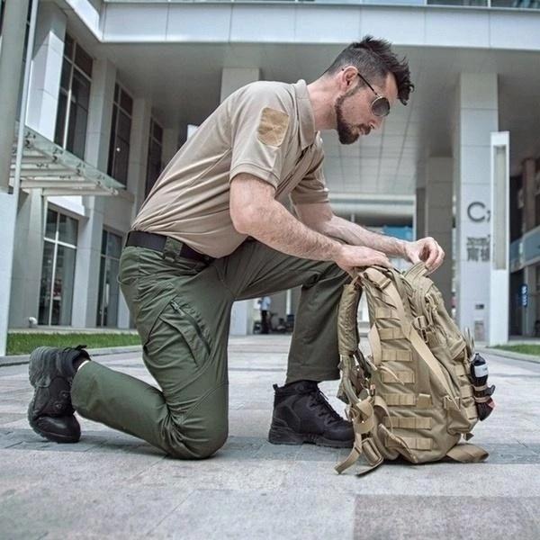 Glistensport Men's Loose Waterproof tactical Pants