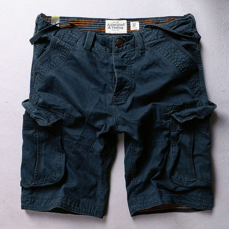 Glistensport Casual Camo Large Pocket Men's Shorts