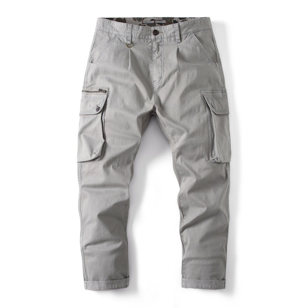Glistensport New Autumn and Winter Men's Loose Camouflage Multi-pocket Pants