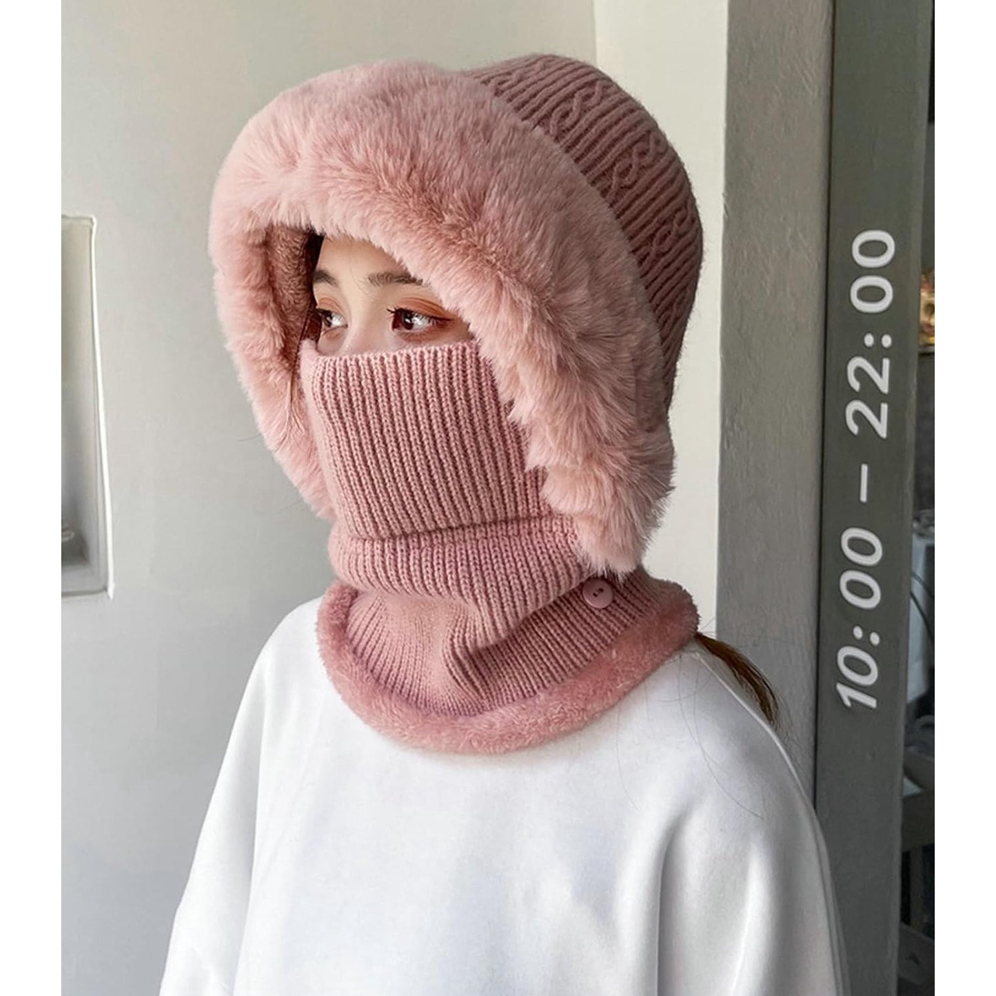 Glistensport™ Winter Cashmere 3 in 1 Neck Warmer Hat