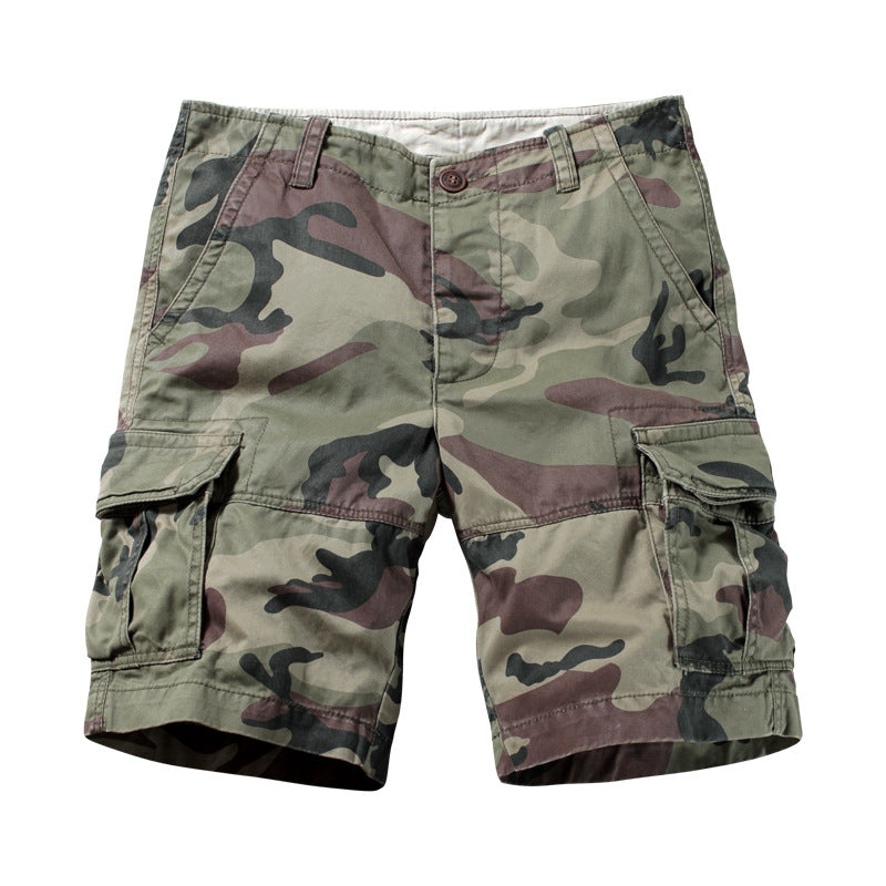 Glistensport Outdoor Beach Multi-pocket Men's Shorts