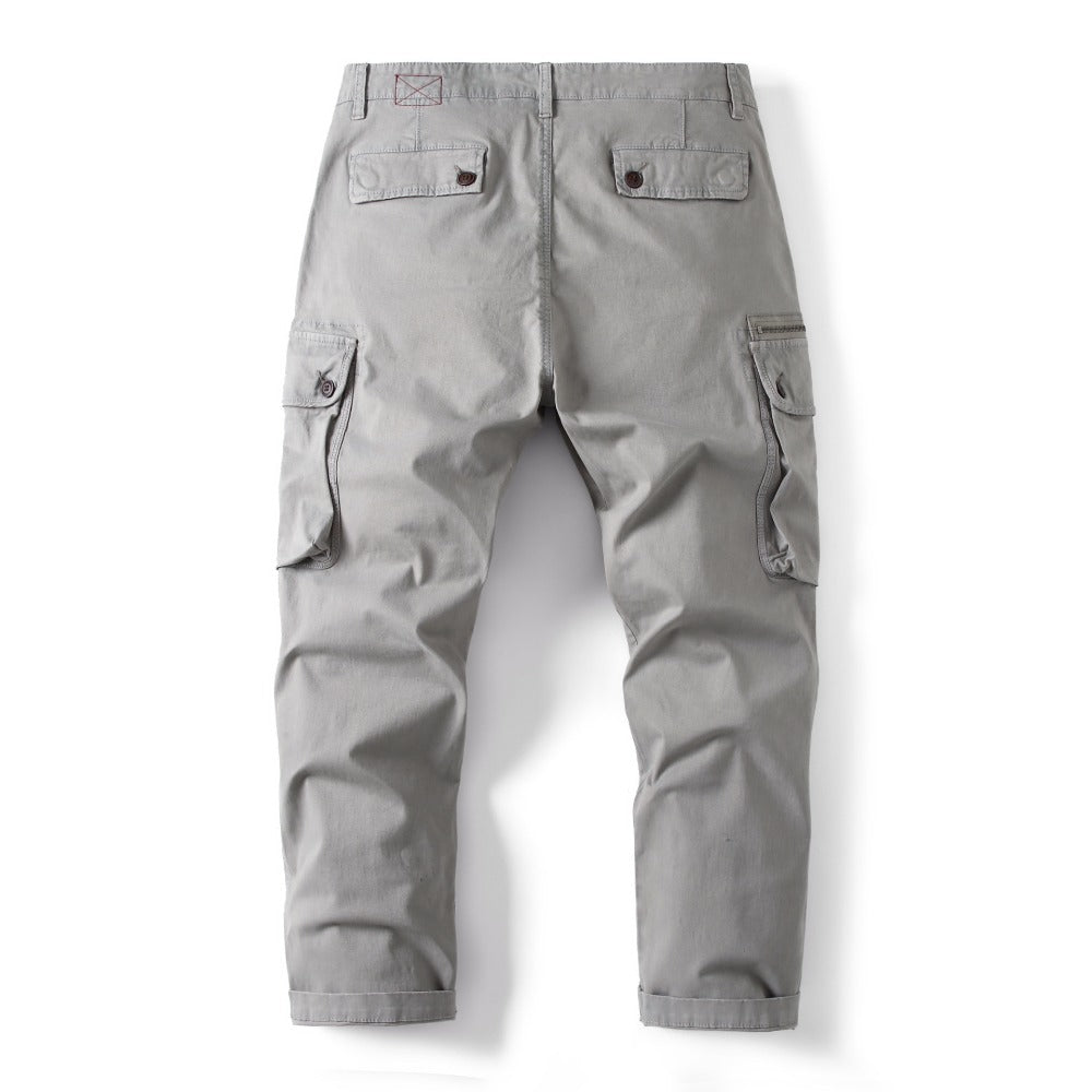 Glistensport New Autumn and Winter Men's Loose Camouflage Multi-pocket Pants