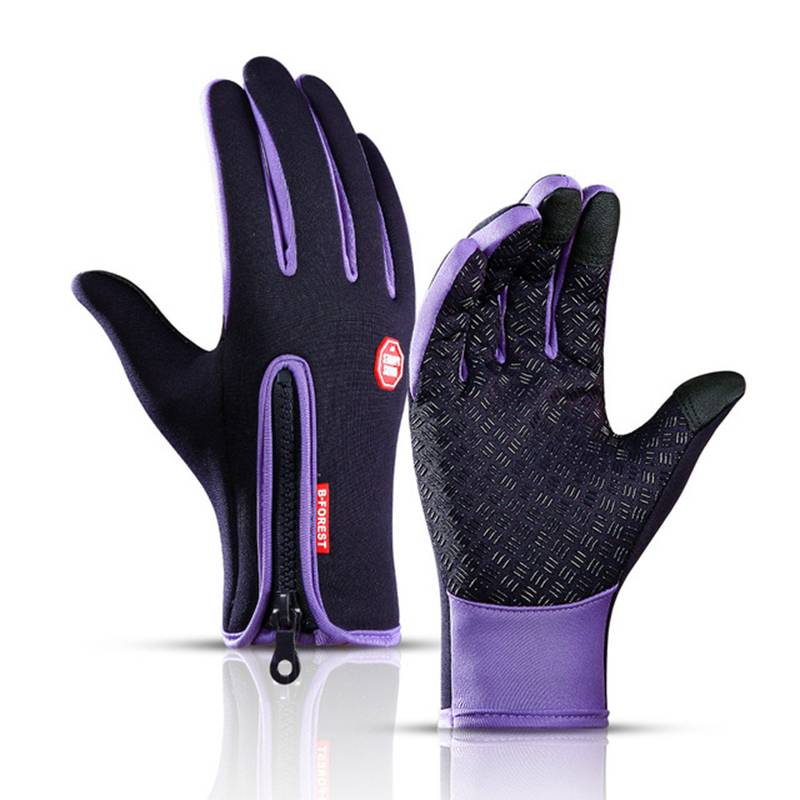 Glistensport™ Outdoor Sports Gloves Short Plus Velvet Windproof Waterproof