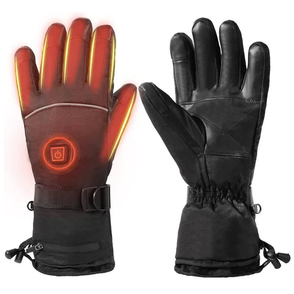 Glistensport™ Leather Rechargeable Heated Gloves