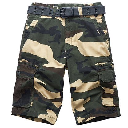 Glistensport Casual Beach Camouflage Cotton Men's Shorts