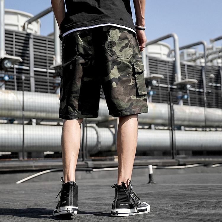 Glistensport Plus Size M to 7XL Camo Men's Shorts