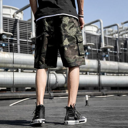 Glistensport Plus Size M to 7XL Camo Men's Shorts