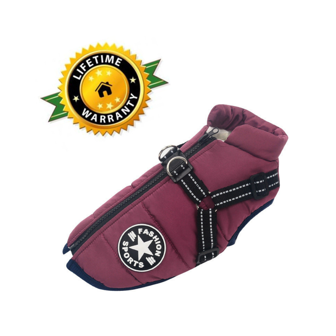 Glistensport™ - Waterproof Winter Jacket with Built-in Harness