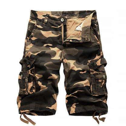 Glistensport Outdoor Camo Cargo Shorts
