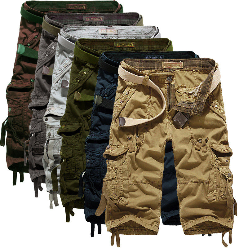 Glistensport Multi-Pocket Casual Cargo Shorts