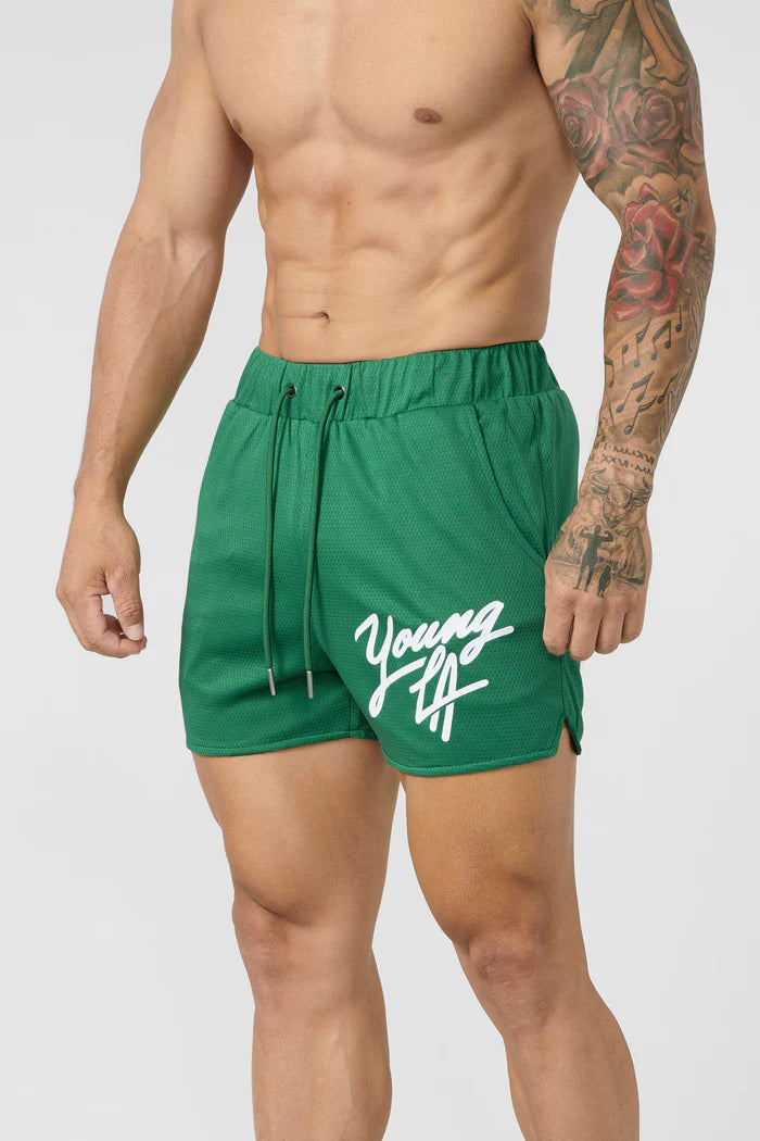 GlistenSport™ Casual Cotton Gym Shorts