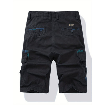 Glistensport 100% Cotton Camo Men's Cargo Shorts