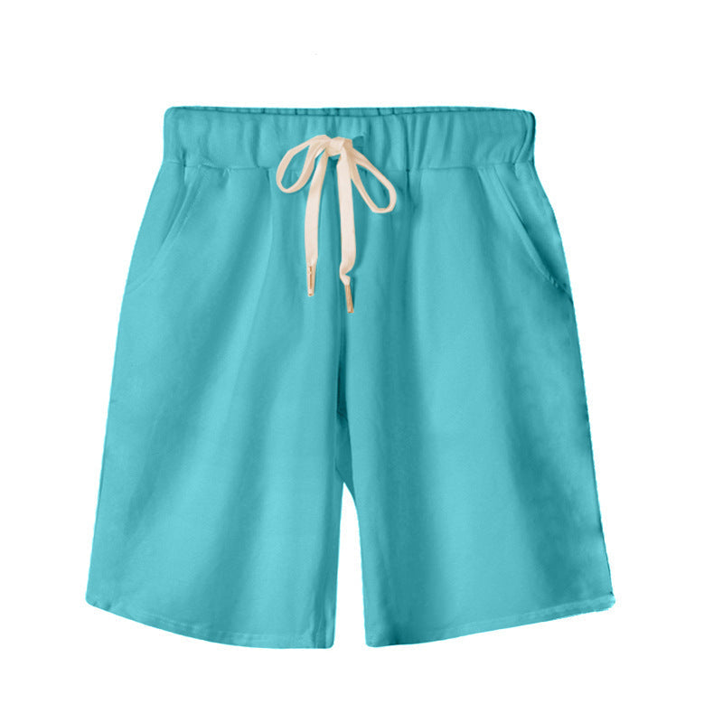 Glistensport women's Casual Soft Solid Drawstring Shorts