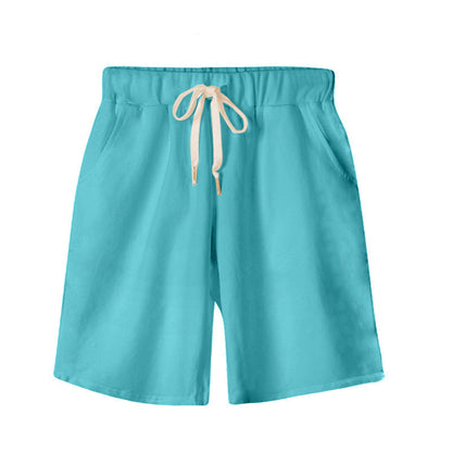 Glistensport women's Casual Soft Solid Drawstring Shorts