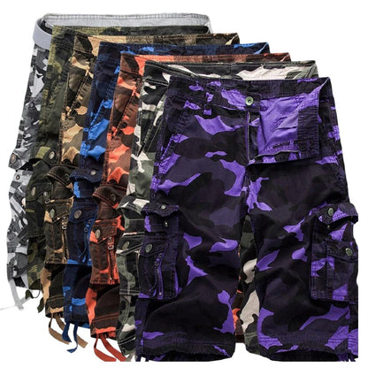 Glistensport Outdoor Camo Cargo Shorts