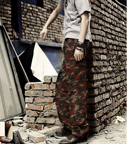 Glistensport Men's Outdoor Camo Cargo Pants