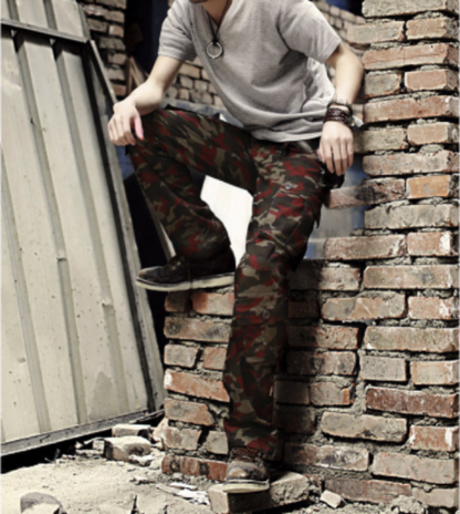 Glistensport Men's Outdoor Camo Cargo Pants