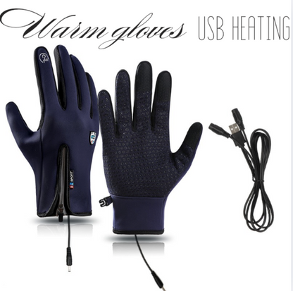 Glistensport™ Heated Gloves Windproof and Waterproof with Plus Velvet