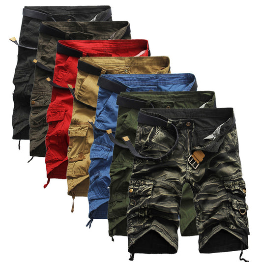 Glistensport Outdoor Loose Military Shorts