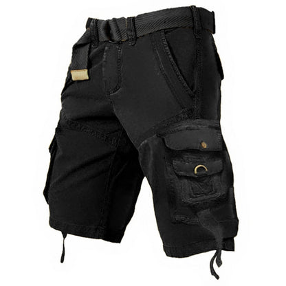 Glistensport Mens Cargo Shorts Multi Pockets Cargo Shorts