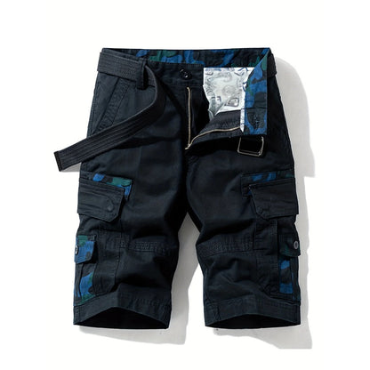 Glistensport 100% Cotton Camo Men's Cargo Shorts